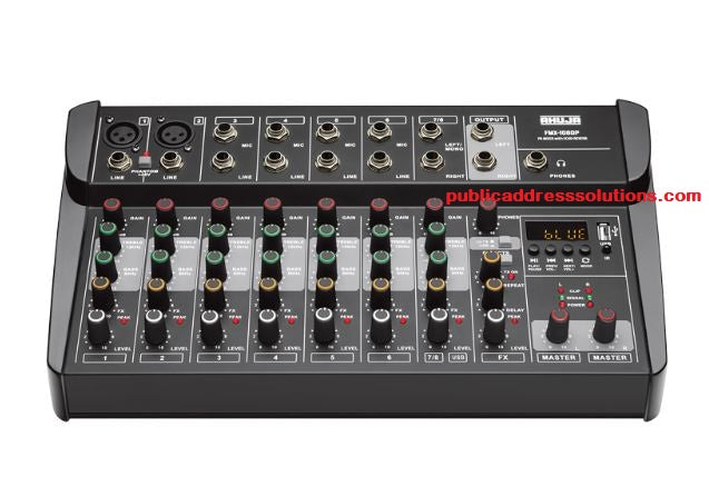 Ahuja FMX 108DP Mixer with Monitor/Headphone output, Audio