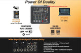 Studiomaster Orb 402 SC Mixer with Inbuilt Audio Interface, Bluetooth, USB, Recording & Echo (4 Channel)