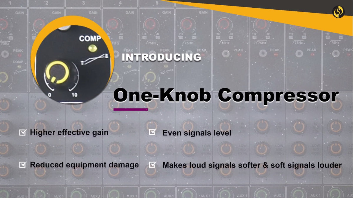 Studiomaster ORB 1822 Mixer Premium mixer with Bluetooth, Recording, G