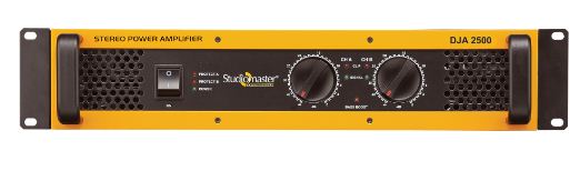 Studiomaster DJA 2500 Dual Channel Amplifier (1500+1500watts)
