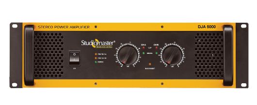Studiomaster DJA 5000 Dual Channel Amplifier (2500+2500watts)