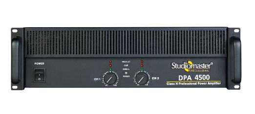 Studiomaster DPA 4500 Dual Channel Amplifier (4550+4550watts)