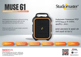 Studiomaster Muse 61 Portable Speaker with Bluetooth,USB,Echo,Battery backup