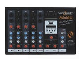 Studiomaster Mini 6U Mixer with Bluetooth & USB option (6 Channel)