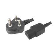 MX 569A 3 PIN POWER CORD (15 Amps) 40/38" SWG. 1.8 Meters