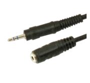 MX 605A  EP STEREO PLUG 3.5 mm TO MX EP STEREO SOCKET 3.5 mm CORD - 2.7 Meters