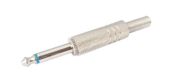 MX 67 MONO PLUG CONNECTOR FULL METAL WITH SPRING (COPPER PLATED)