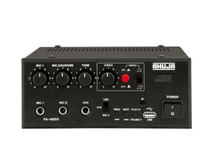 Ahuja PA 400DS Amplifier with Siren&USB (40watts)