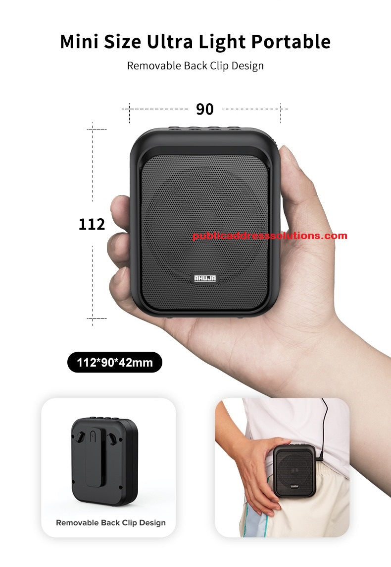 Wireless Microphone Ahuja Mini Sound Box Ahuja XPA-1520DP Portable