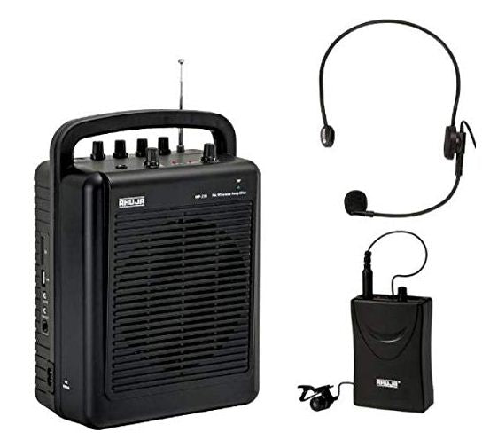 Ahuja WP 220L with Collar/Headband Mic, USB, Recording and Echo